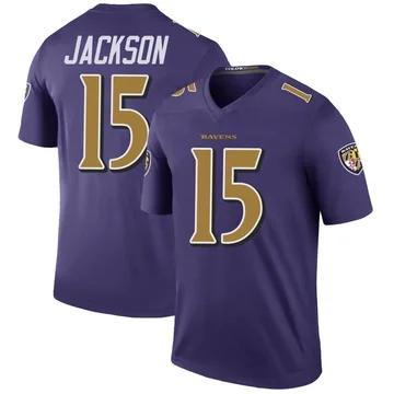 Men's DeSean Jackson Baltimore Ravens Legend Purple Color Rush Jersey